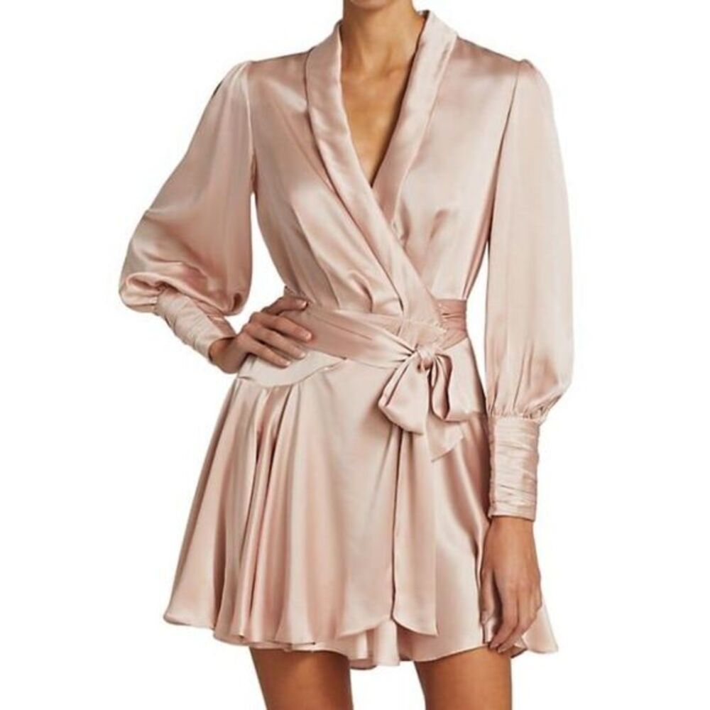 NWT Zimmermann Silk Wrap Minidress Size 3 / US 10 $595